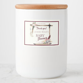 Boho Beautiful Southwestern Baby Dusche Lebensmitteletikett