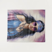 Boho Beauty Wandteppich (Vorderseite (Horizontal))