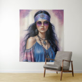 Boho Beauty Wandteppich (Beispiel)