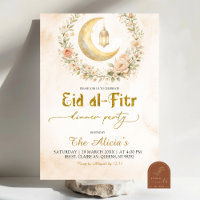 Boho-Beige-Blumen-Halbmond-Ramadan-Eid-al-Fitr