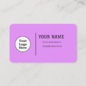 Boho Beige Calligraphy Script QR-Code Visitenkarte (Vorderseite)