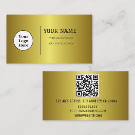 Boho Beige Calligraphy Script QR-Code Visitenkarte