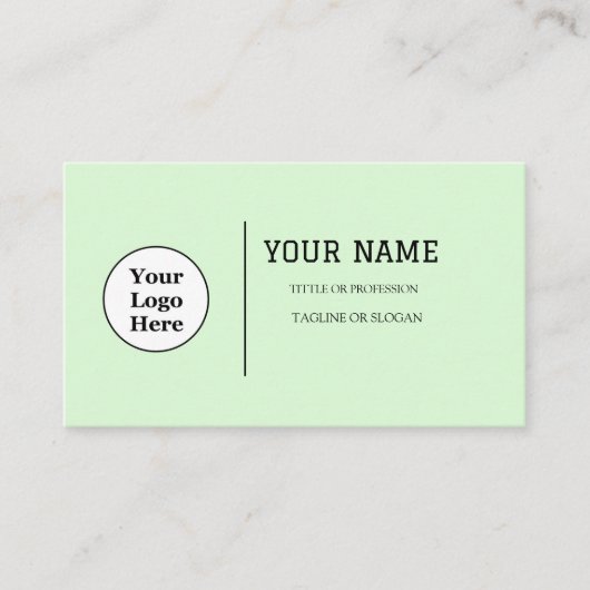 Boho Beige Calligraphy Script QR-Code Visitenkarte (Vorderseite)