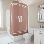 Boho Beige Duschvorhang Farbe B17868 (Beispiel)