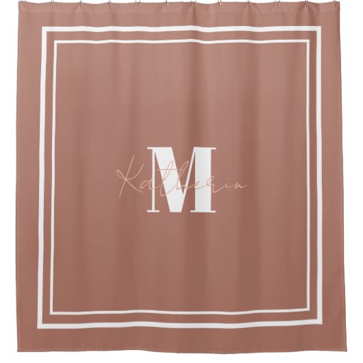 Boho Beige Duschvorhang Farbe B17868 (Vorderseite)