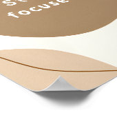 Boho Beige Inspiration Poster (Ecke)