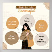 Boho Beige Inspiration Poster (Vorne)