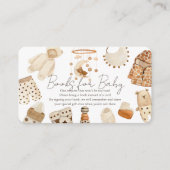 Boho Bekleidung Kinderzimmer Babyduschbücher anfor Begleitkarte (Vorderseite)