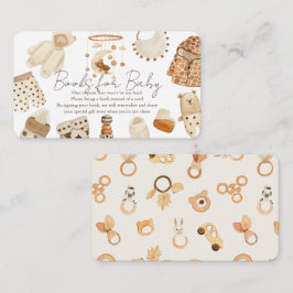 Boho Bekleidung Kinderzimmer Babyduschbücher anfor Begleitkarte