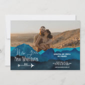 Boho Berge Neues Jahr Neue Abenteuer Verlobung Ankündigung (Vorderseite)