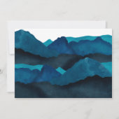 Boho Berge Neues Jahr Neue Abenteuer Verlobung Ankündigung (Rückseite)