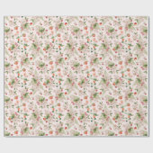 Boho Berries Geschenkpapier (Flach)
