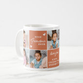 Boho Best GRANDMA je Custom Modern 7 Foto Kaffeetasse (Vorderseite Links)
