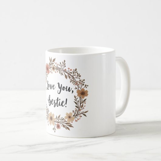 Boho Bestie Liebe Kaffeetasse (VorderseiteRechts)