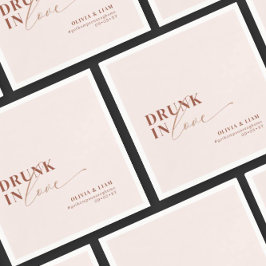 Boho Betrunken in der Liebe Rodelbahn Serviette