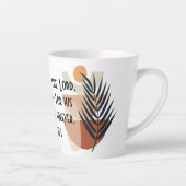 BOHO Bible Verse Latte Tasse (Rechts)