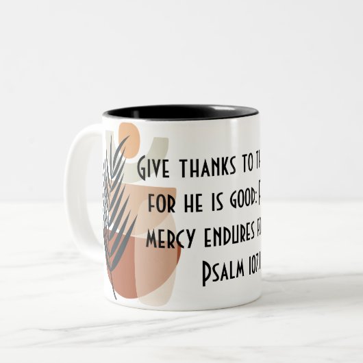 BOHO Bible Verse Tasse (Vorderseite Links)
