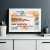 Boho Biblical Affirmation Acrostic w_Scripture 3 Fotodruck