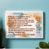 Boho Biblical Affirmation Acrostic w_Scripture 4 Fotodruck