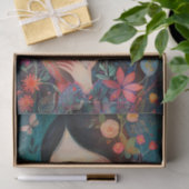 BOHO BIRD AND FLOWER MIRL DECOUPAY SEIDENPAPIER (Geschenk)