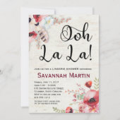 Boho Birken-Wäsche-Duschen-Einladungs-12x18 Einladung (Vorderseite)