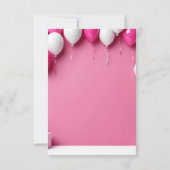 Boho Birthday Invite Einladung (Rückseite)