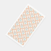 Boho Birthday Magic Light Coral Serviette (Ecke)