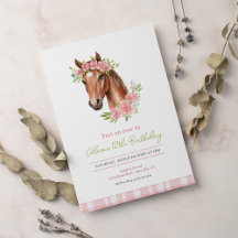 Boho Birthday Party mit Garland Horse