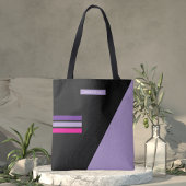 Boho Black Abstract Trendige Girly Tasche