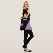 Boho Black Abstract Trendy Girly  Tasche (Am Model)