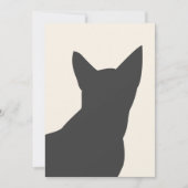 Boho Black Cat Silhouette Summer Print (Vorderseite)