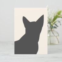Boho Black Cat Silhouette Summer Print