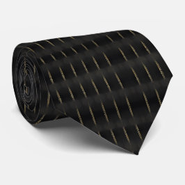 Boho Black Elegant Classy Neck Tie Krawatte