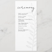 Boho Black Vintag Botanical Programm (Vorderseite)