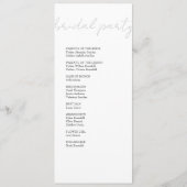 Boho Black Vintag Botanical Programm (Rückseite)