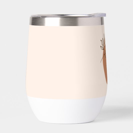 Boho-Blattdesign mit individuelle Name (Links)