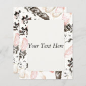 Boho Blätter and Feathers Programs (Vorne/Hinten)