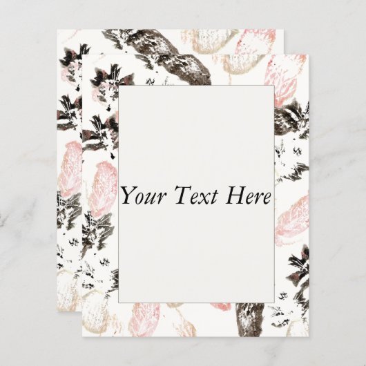 Boho Blätter and Feathers Programs (Vorne/Hinten)