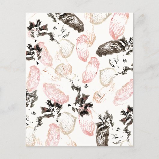 Boho Blätter and Feathers Programs (Rückseite)