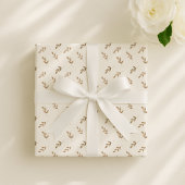 Boho-Blätter, geschlechtsneutrales Kinderzimmer Geschenkpapier