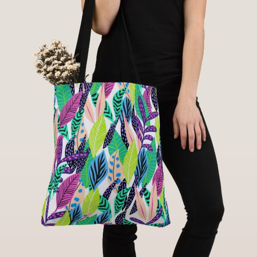 Boho-Blätter Tasche (Von Nahem)