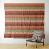 Boho-Blattmuster Rustikal Wandteppich (Beispiel (Horizontal))