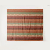 Boho-Blattmuster Rustikal Wandteppich (Vorderseite (Horizontal))