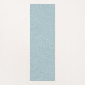 Boho Blau Botanisches Muster Yogamatte (Vorderseite)
