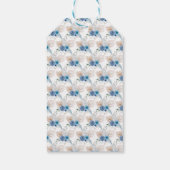 Boho Blaue Pampasgras Geschenkanhänger (Rückseite)
