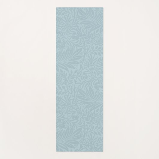 Boho Blaues botanisches Muster Yogamatte (Vorderseite)