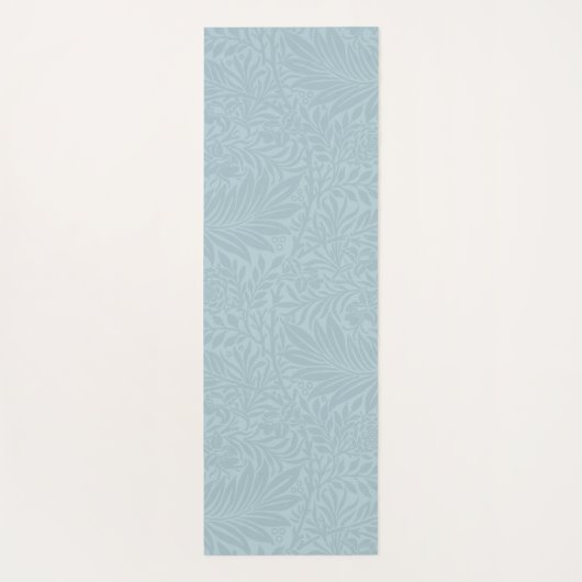 Boho Blaues botanisches Muster Yogamatte (Rückseite)