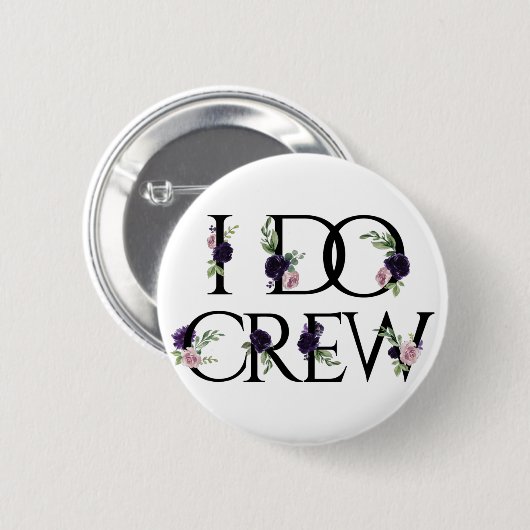 Boho Bling | Bachelorette Brautparty I Crew Button (Vorne & Hinten)