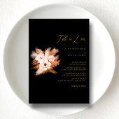 Boho Bliss: Herbst in der Hochzeit der Liebe Einladung