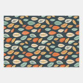 Boho Bliss Herbstlaubs Geschenkpapier Set (Vorderseite)
